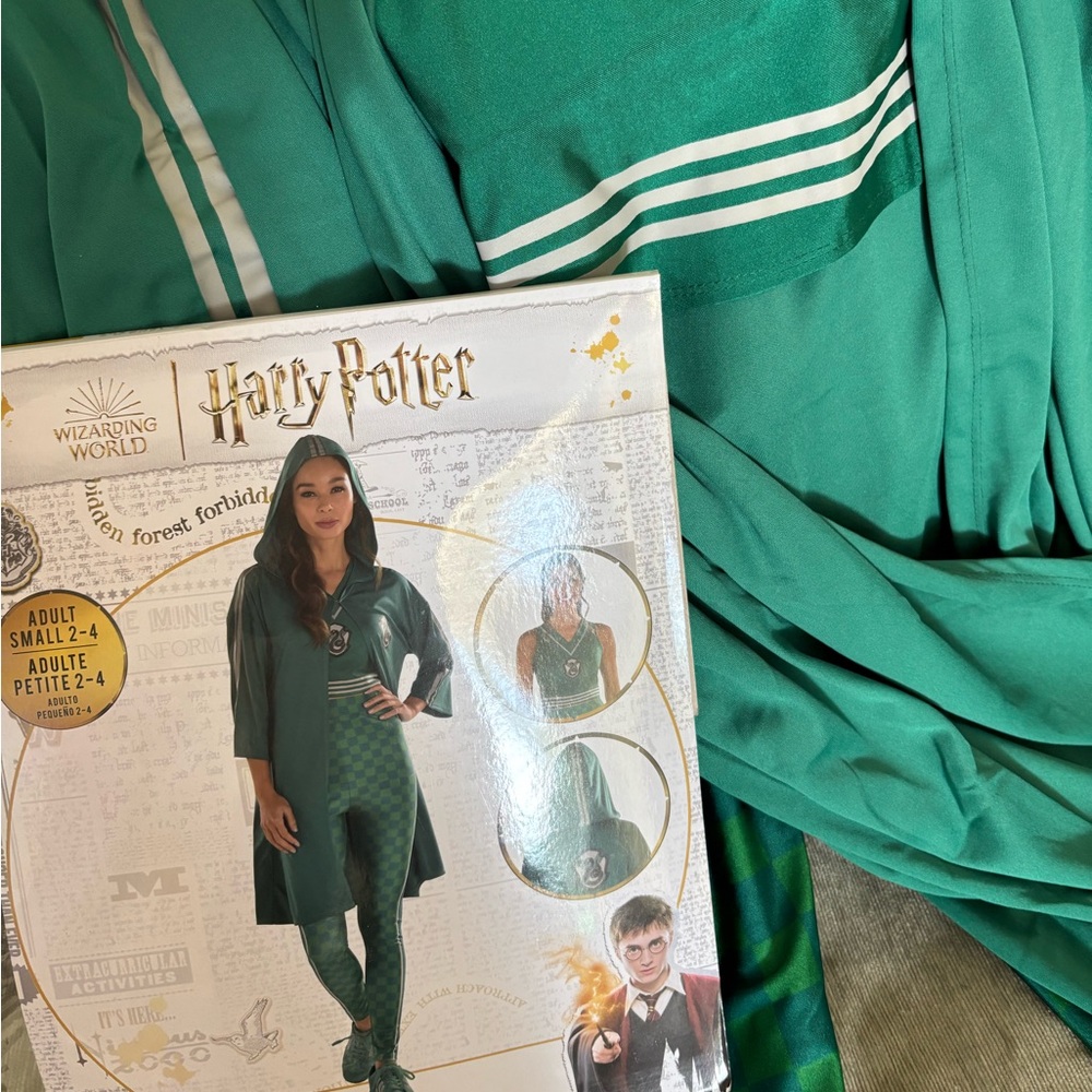 Harry Potter Slytherin Quidditch Costume womens size SMALL & MEDIUM available